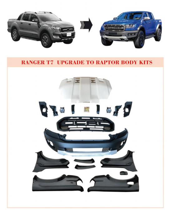 Ranger T7 Upgrade To Raptor Body Kit (Plastic Fender)