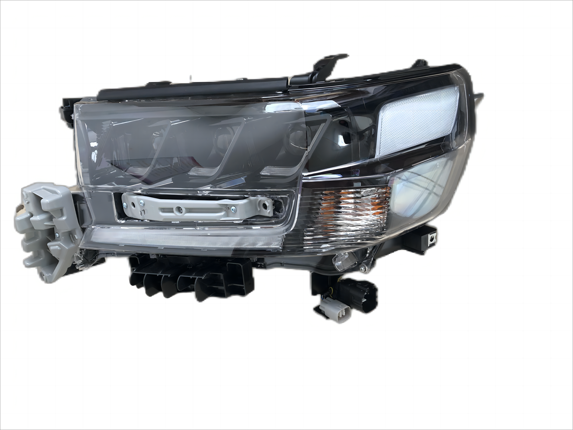 Modified three eyes Headlamps for Toyota Land Cruiser LC200 2016 