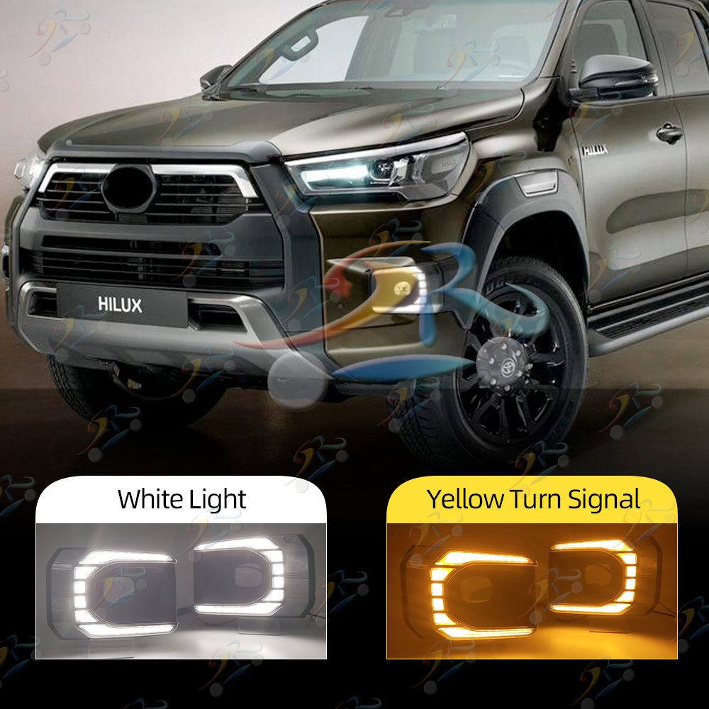 High Quality Modified Day Running Lights Fits Hilux 2020+