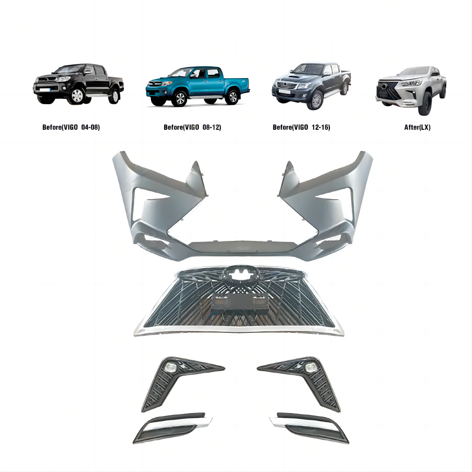 Hilux Revo to Lexus Style Face-Uplift Conversion 