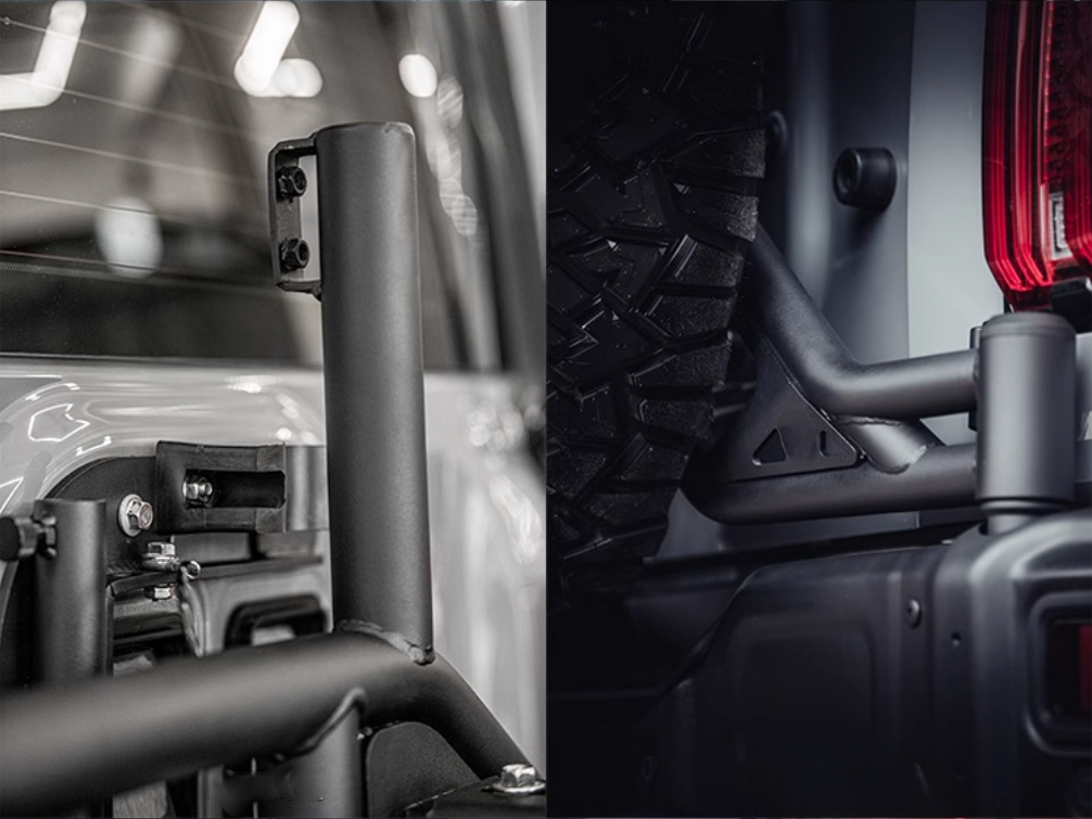 Heavy-Duty Rear Mount Spare Tire Carrier for TANK 300