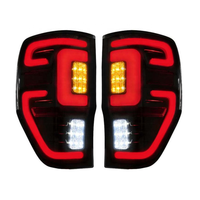 LED Taillights for Ford Ranger: Advanced Rear Driving, Brake, Reverse, and Turn Signal Lights for T6, T7, T8