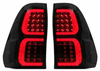 Stop LED Smoked Tail Lights for Toyota Hilux Vigo 2012-2015