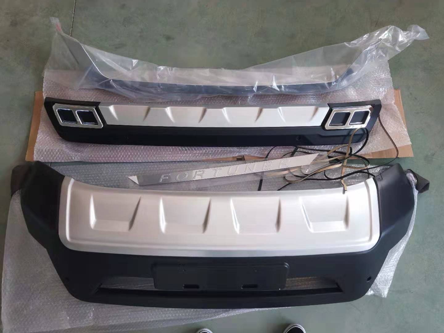 Front and Rear Bumper Guard for Toyota Fortuner 2015