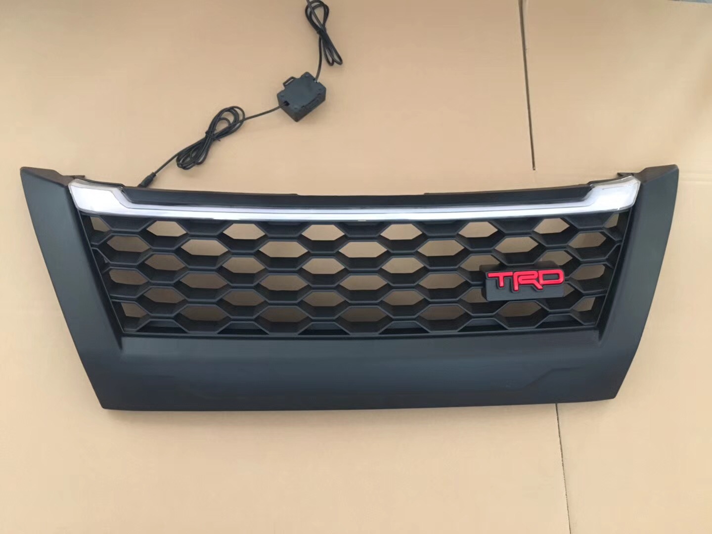 2015 Toyota Fortuner Modified Front Grille – TRD Style with Decorative Trim