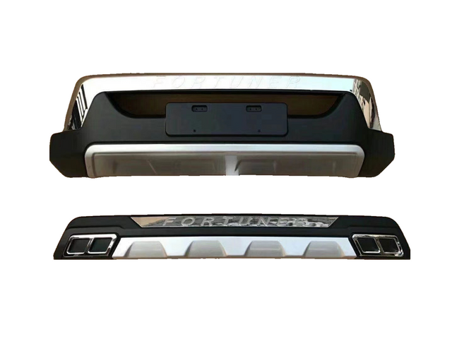 Front and Rear Bumper Guard for Toyota Fortuner 2015