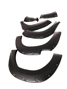 Hilux 2015 Modified Textured Matte Rivet Fender Flares