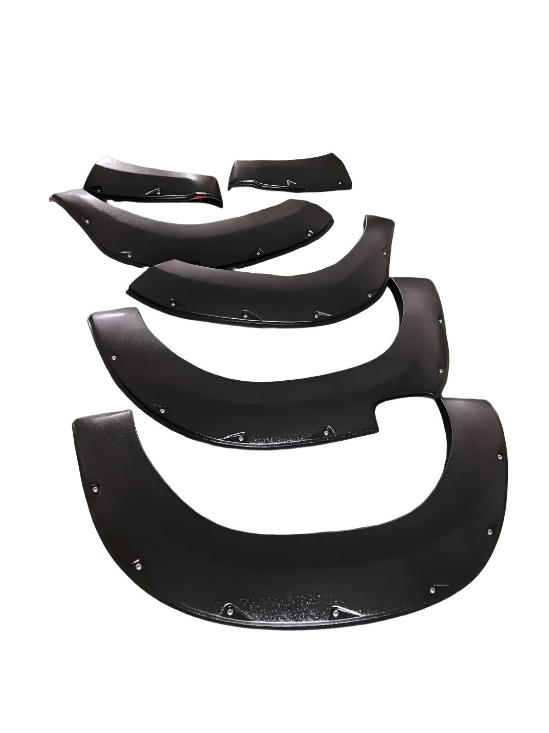 Hilux 2015 Modified Textured Matte Rivet Fender Flares