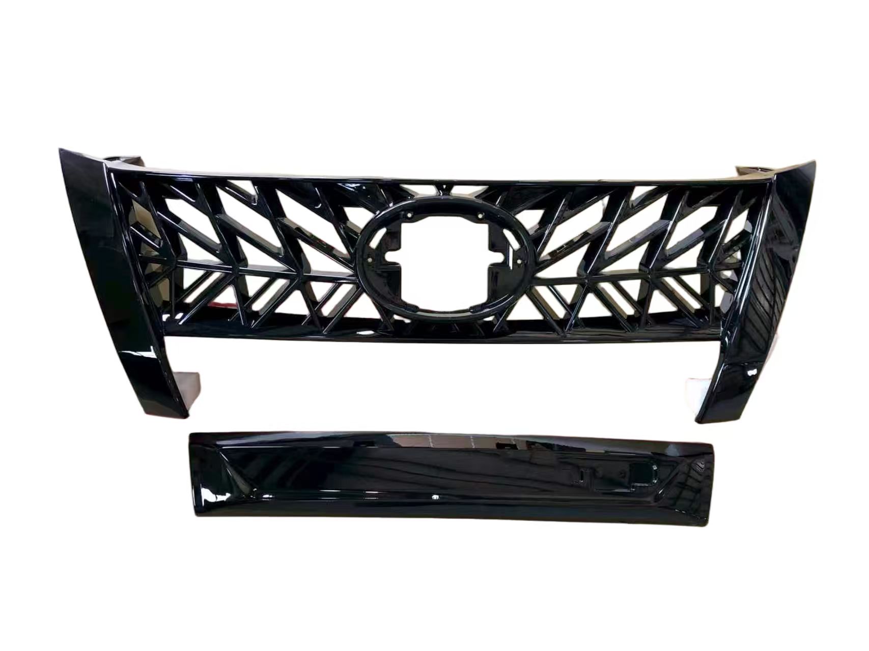 2015 Toyota Fortuner Modified Front Grille – Split Design with TRD Logo
